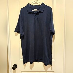 Mens 2XL Navy Blue Polo